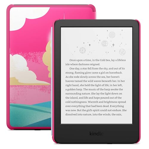 Amazon Kindle Kids 16GB (newest model) - If it breaks, we will replace it, includes ad-free books and cover, with glare-free display