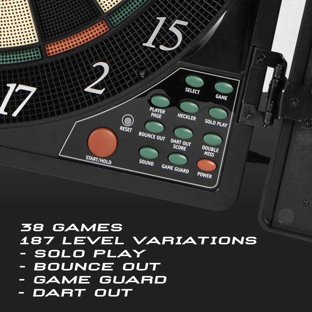 Arachnid Titanium 5400 Electronic Dartboard and Cabinet EDBM680 - Sports Supplies Online Store