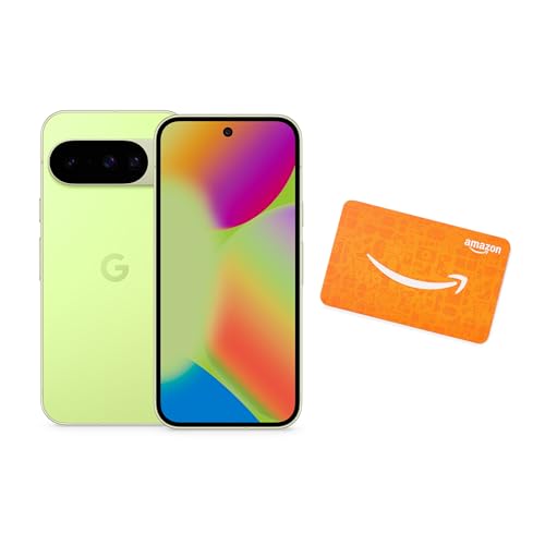 Google Pixel 10 - Lemongrass - 256 GB with $100 Amazon Gift Card