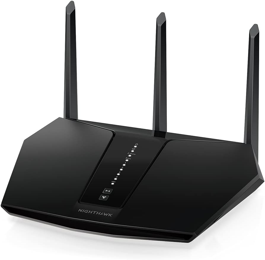 NETGEAR Nighthawk 6-Stream AX5400 WiFi 6 Router (RAX50) - AX5400 Dual Band Wireless Speed (Up to 5.4 Gbps) | 2,500 sq. ft. Coverage