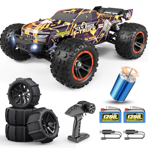 HAIBOXING 16890SA 1/16 Scale 4WD Brushless RC Truck Max 40 MPH Fast RC Cars