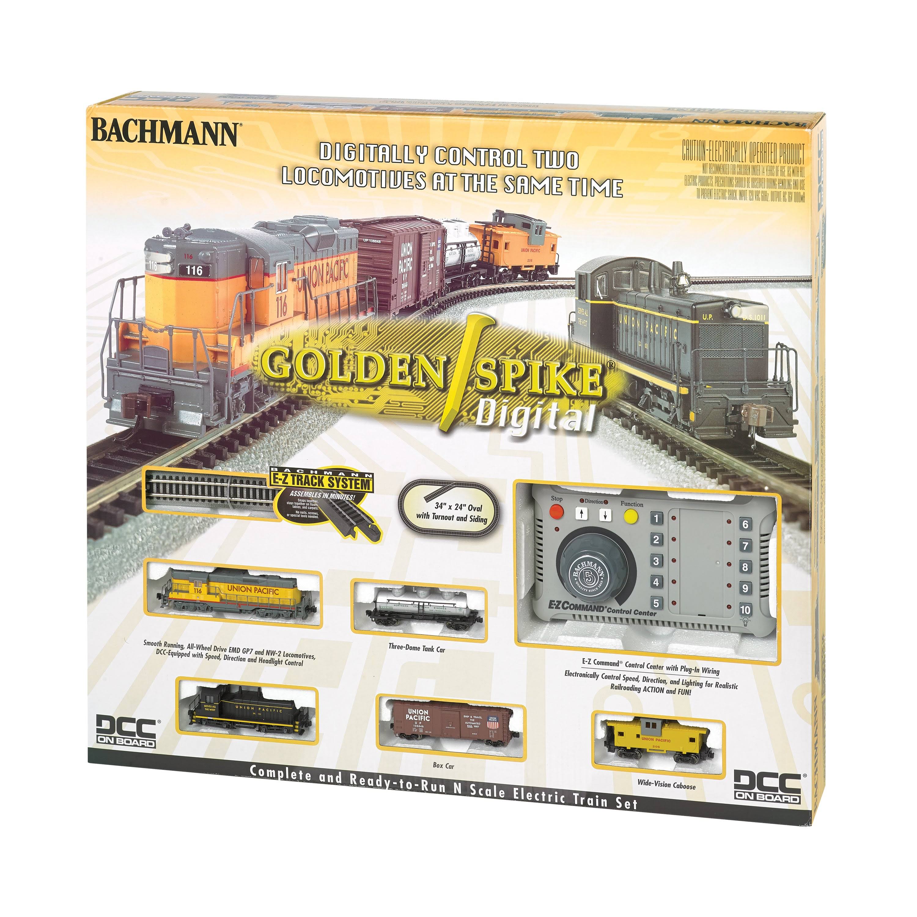 Bachmann Trains N Scale Golden Spike Digital Control Train Set