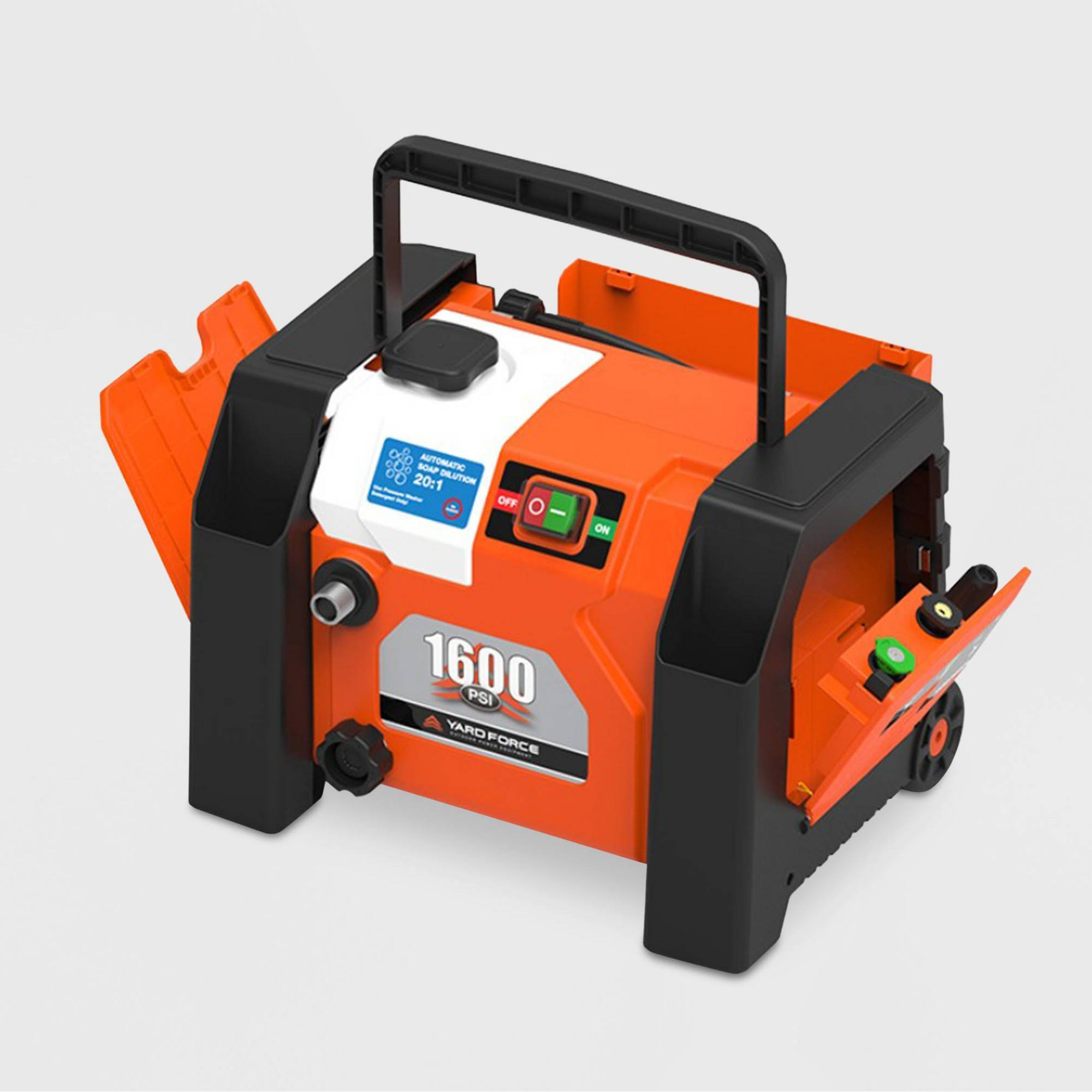 Yard Force YF1600A1 1600 PSI 1.2 GPM All-in-1 Electric Pressure Washer
