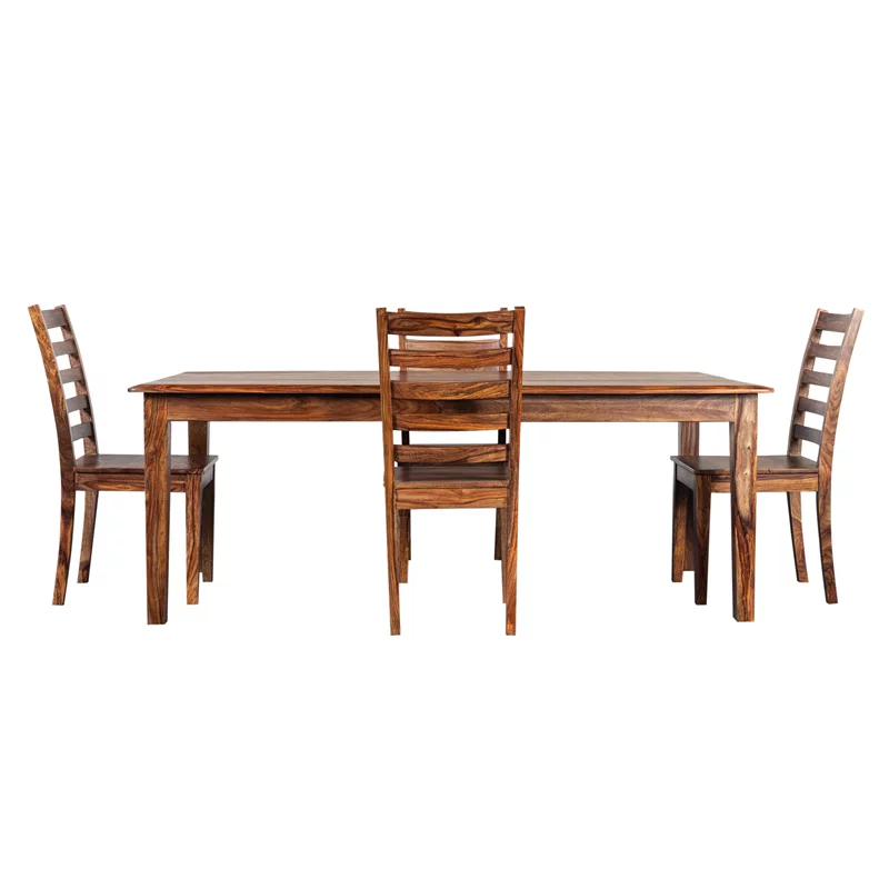 Hawthorne Collections Sonora Solid Sheesham Wood Dining Table - Brown