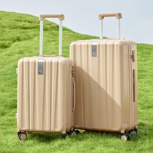 Hanke 29 Inch Luggage Suitcases With Spinner Wheels Lightweight PC hardside Rolling Suitcase With Travel Lock, Checked-Large 29-Inch(Blackish Green)