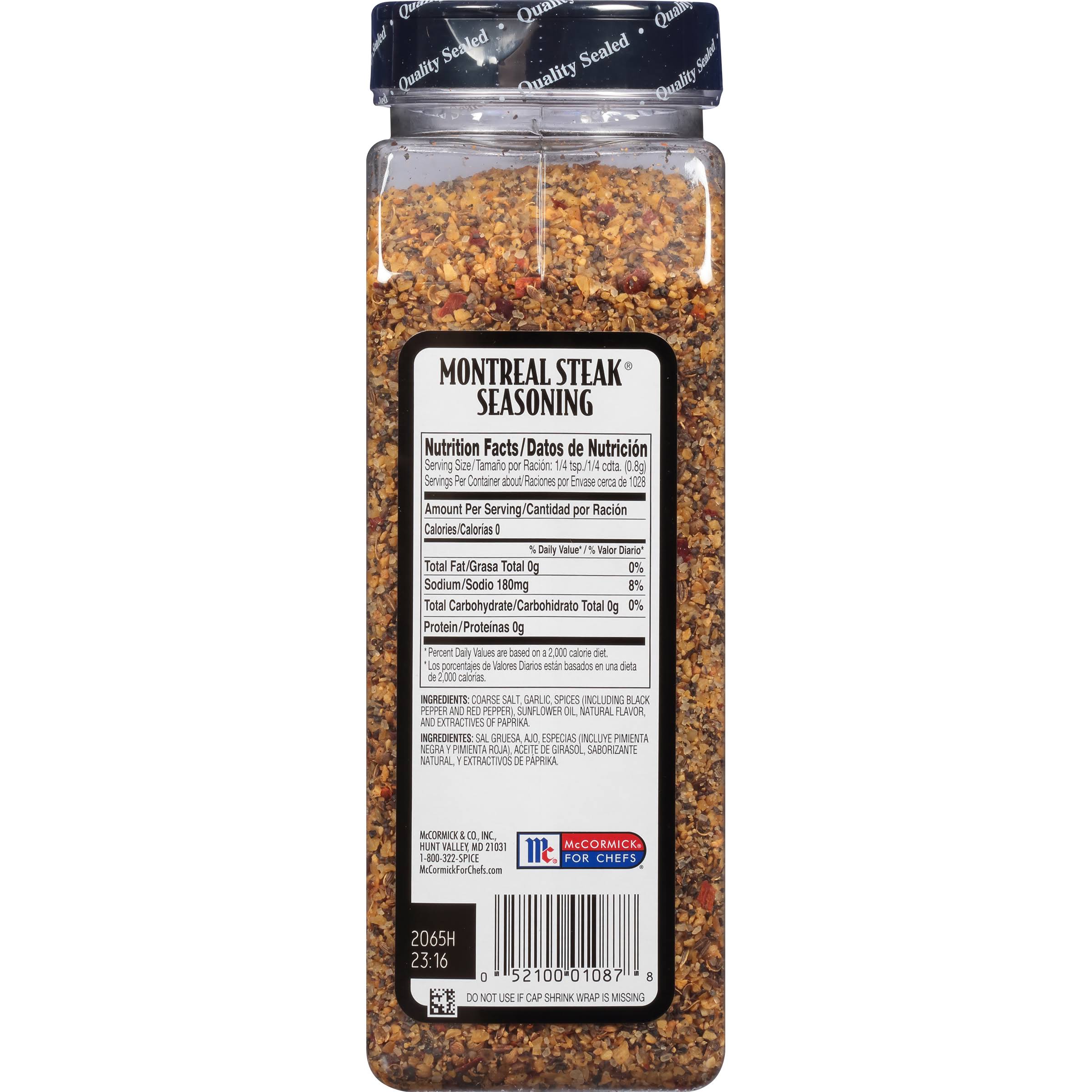 Mccormick Grill Mates Seasoning, Montreal Steak - 29 oz