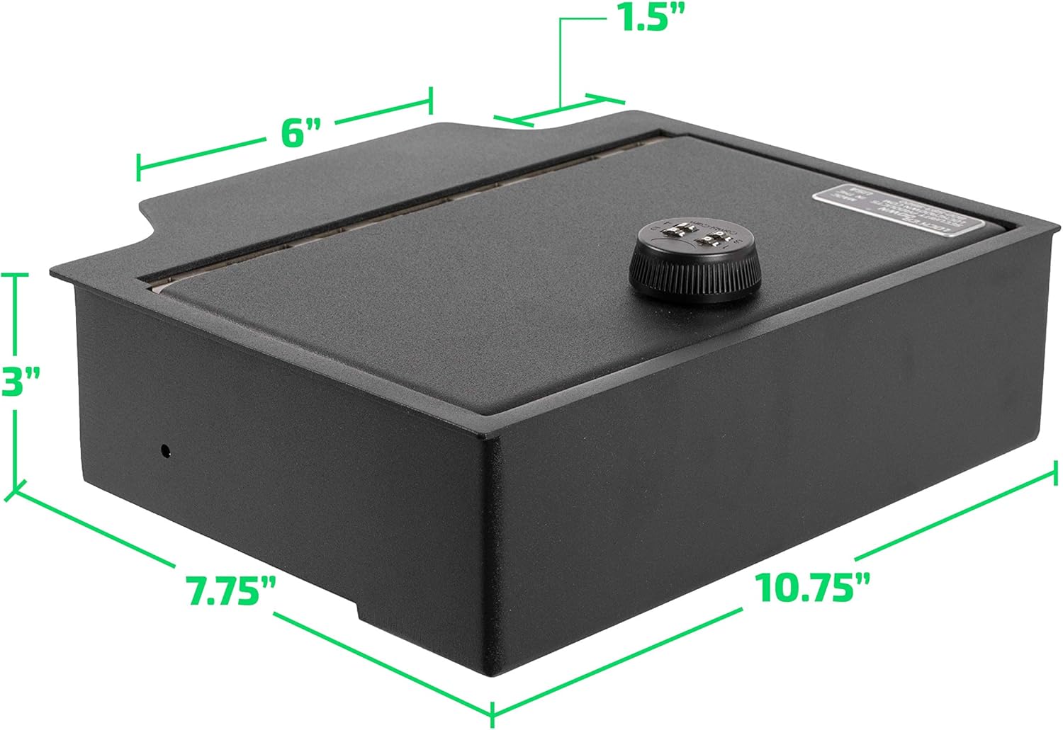 Lock'er Down Console, LD2078, Keep Personal Items Secure and Organized in Car, Car Safe Compatible With 2019 Dodge Ram