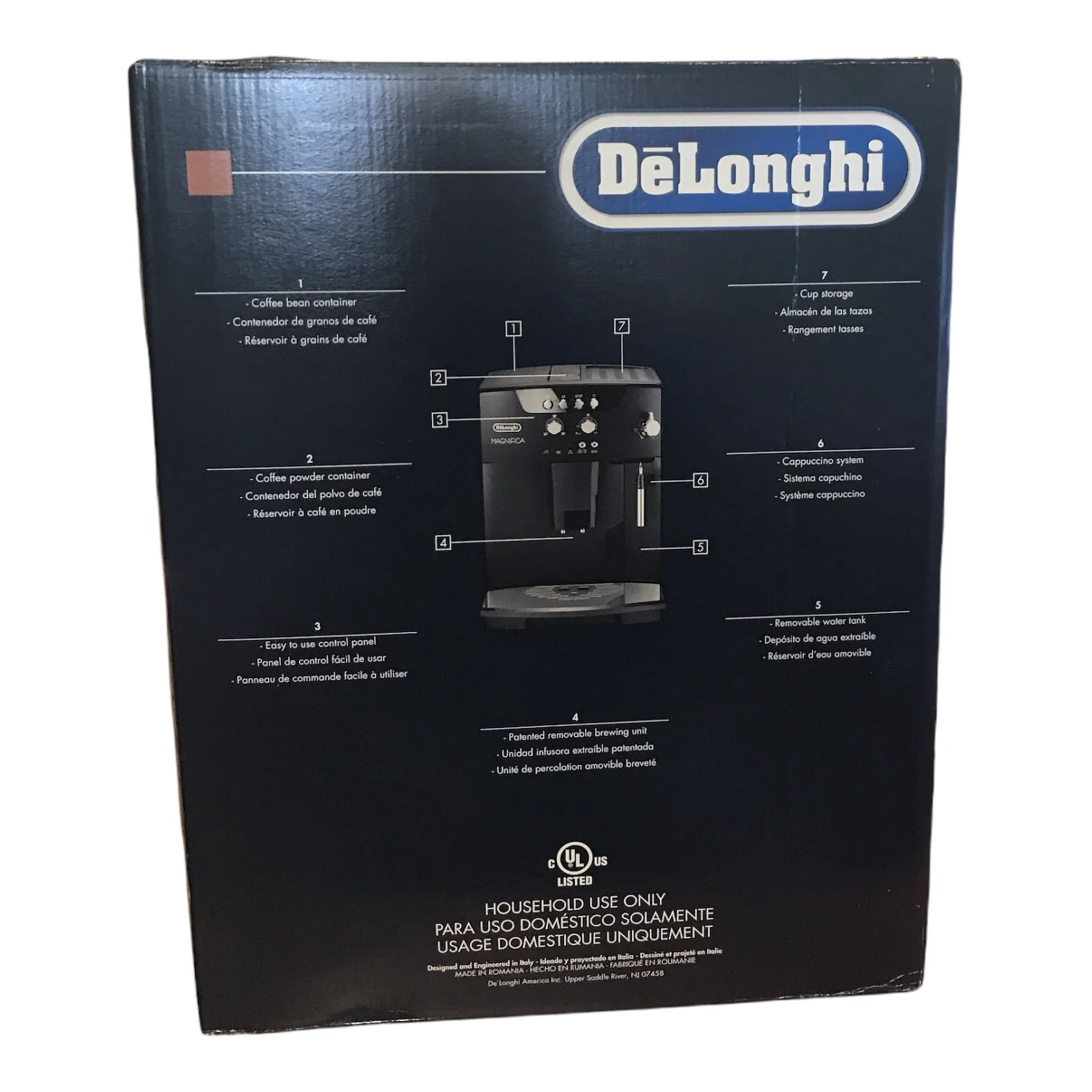 De'Longhi ESAM04110B Magnifica Semi-Automatic Espresso Machine