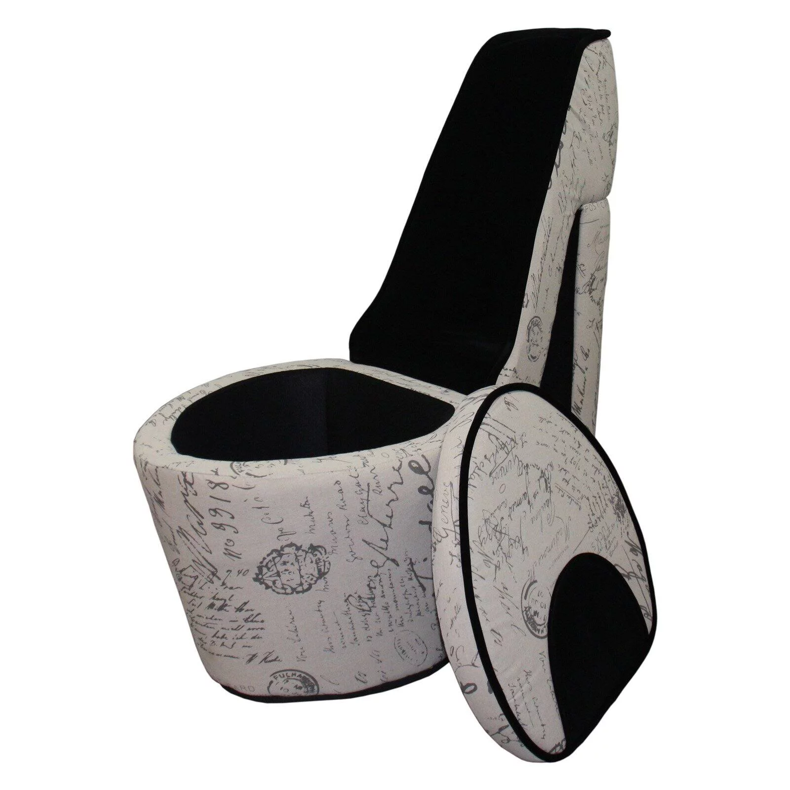 Ore International High Heel Shoe Storage Chair