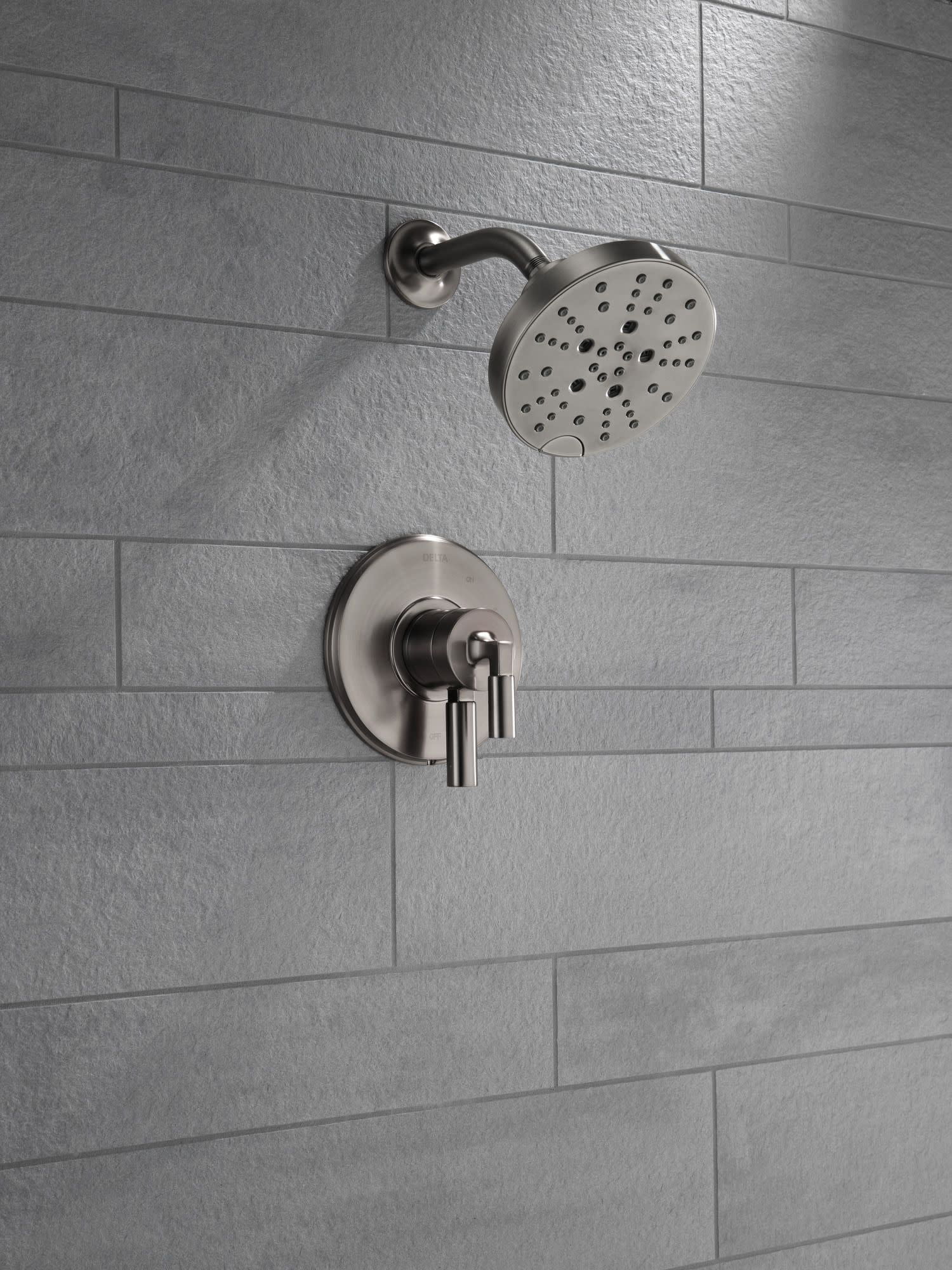 Delta T17248 Bowery Monitor 17 Series Dual Function Pressure Balanced Shower Only - Nickel