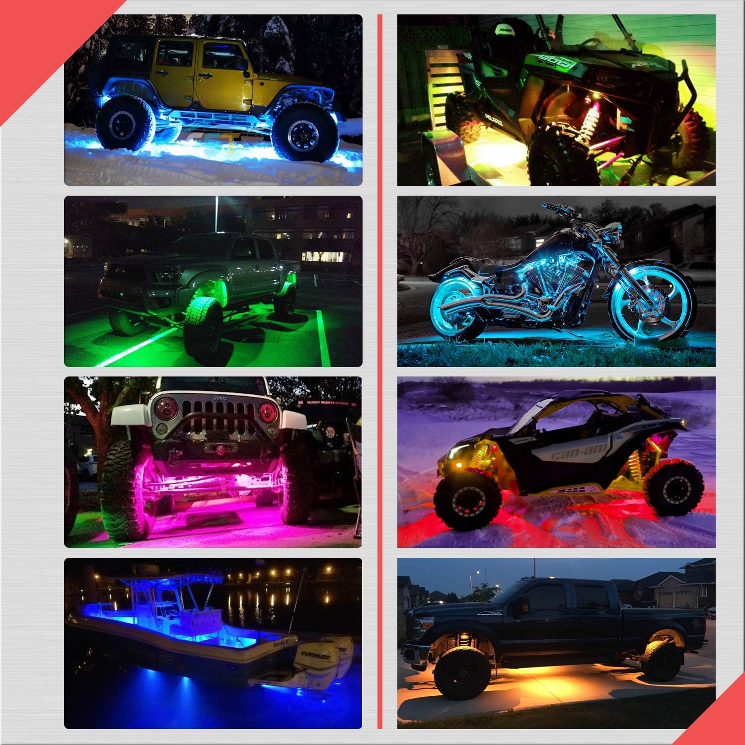 RGB LED Rock Lights