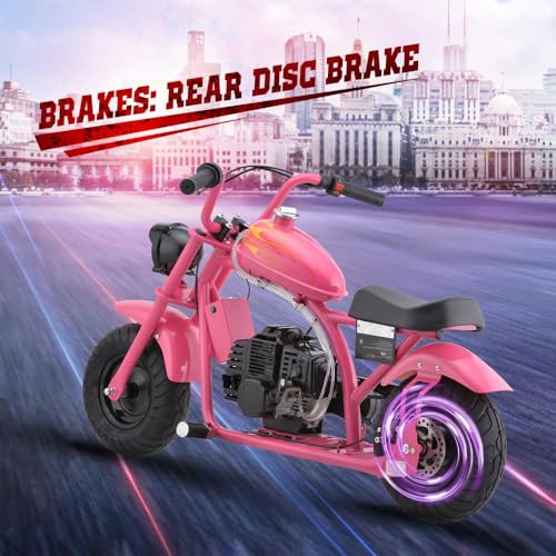 Superrio 49CC 2-Stroke Gas Power Mini Dirt Bike Dirt Off Road Motorcycle (Red)