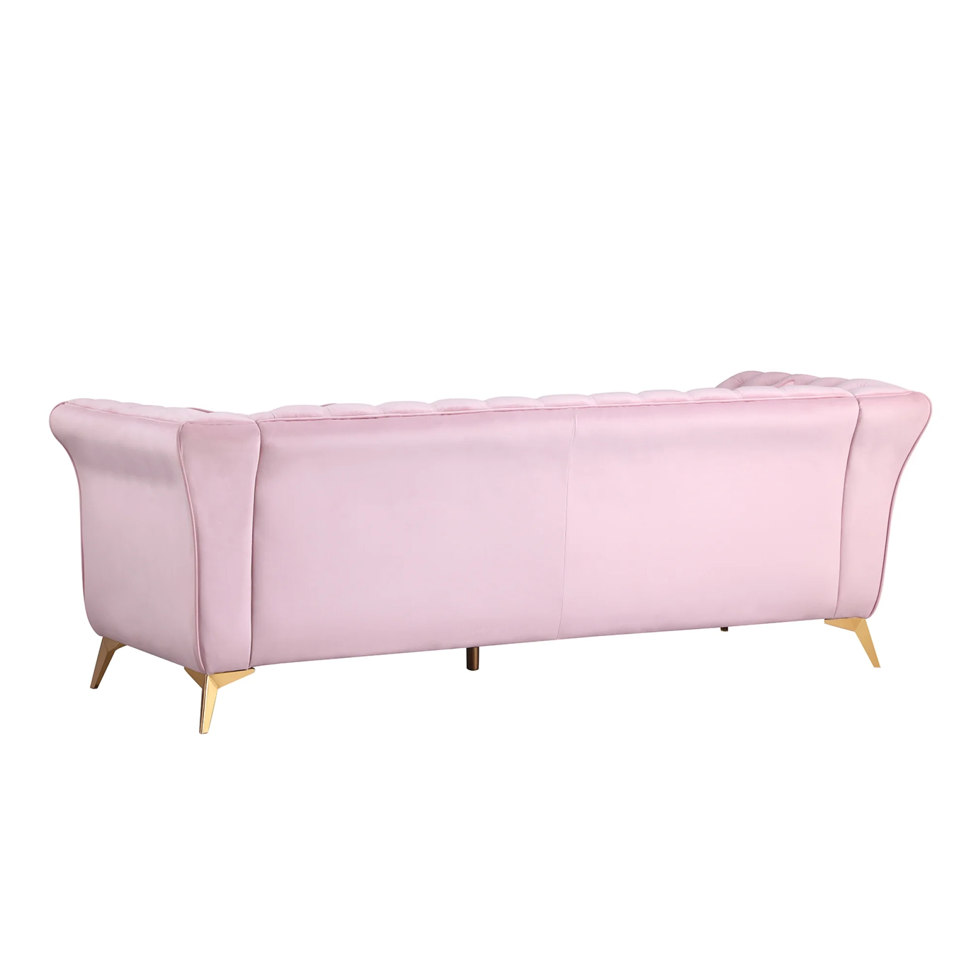 Chesterfield sofa ,Stanford sofa , high quality Chesterfield sofa ,pink color , tufted and wrinkled fabric sofa;contemporary Stanford sofa