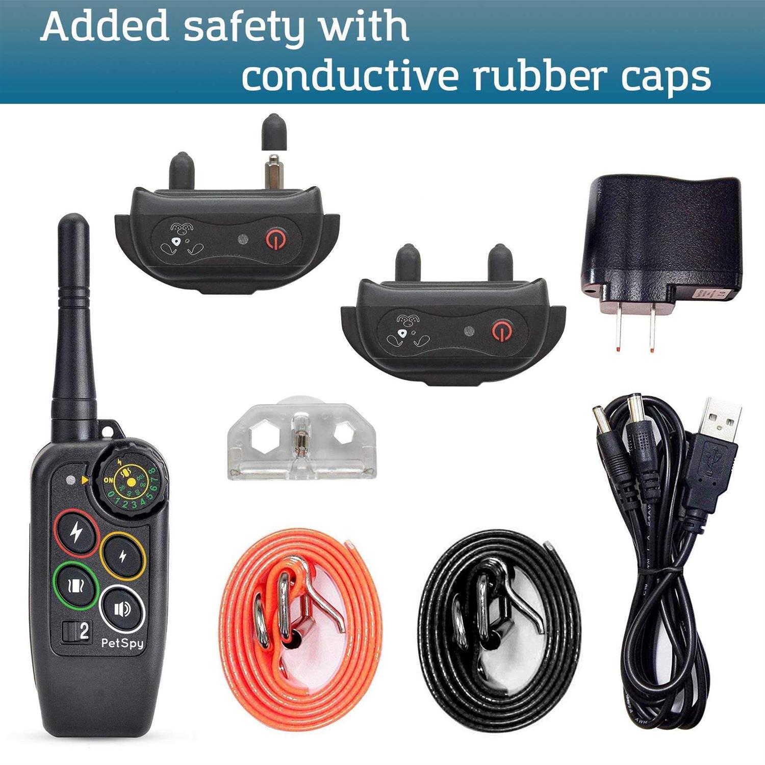 PetSpy Premium Dog Training Shock Collar for Dogs with Vibration Shock and Beep - Pet Supplies online store