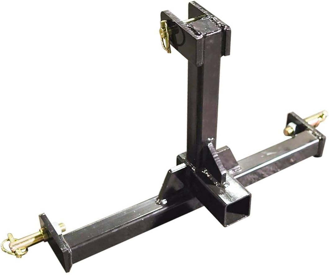 Titan Attachments 3 Point, Category 1 Tractor Drawbar Trailer Hitch Receiver Att