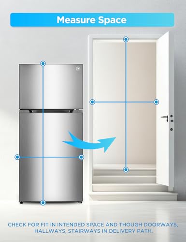 Commercial Cool 11.1 Cu. Ft. Convertible Freezer Refrigerator, Upright Fridge with Glass Shelves, Reversible Door, ENERGY STAR rated, Auto Defrost