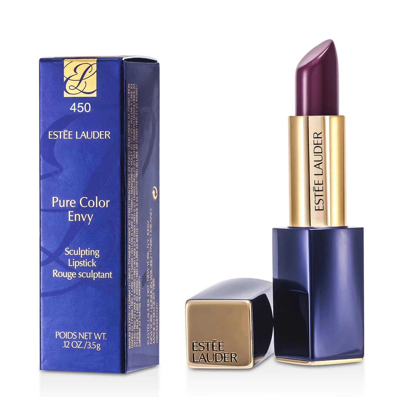Estee Lauder Pure Color Envy Sculpting Lipstick - # 420 Rebellious Rose  3.5g/0.12oz