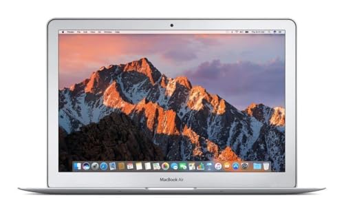 Apple Macbook Air 2017 with 1.8GHz Intel Core i5 (13-inch, 8GB RAM, 128GB SSD Storage) (QWERTY English) Silver (Renewed)