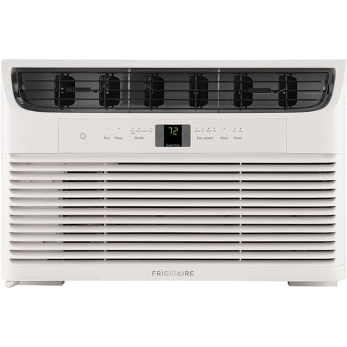 Frigidaire 6,000 BTU Window Air Conditioner and Dehumidifier, 115V, Cools up to 250 Sq. Ft. for Apartment, Dorm Room, Small/Medium Rooms