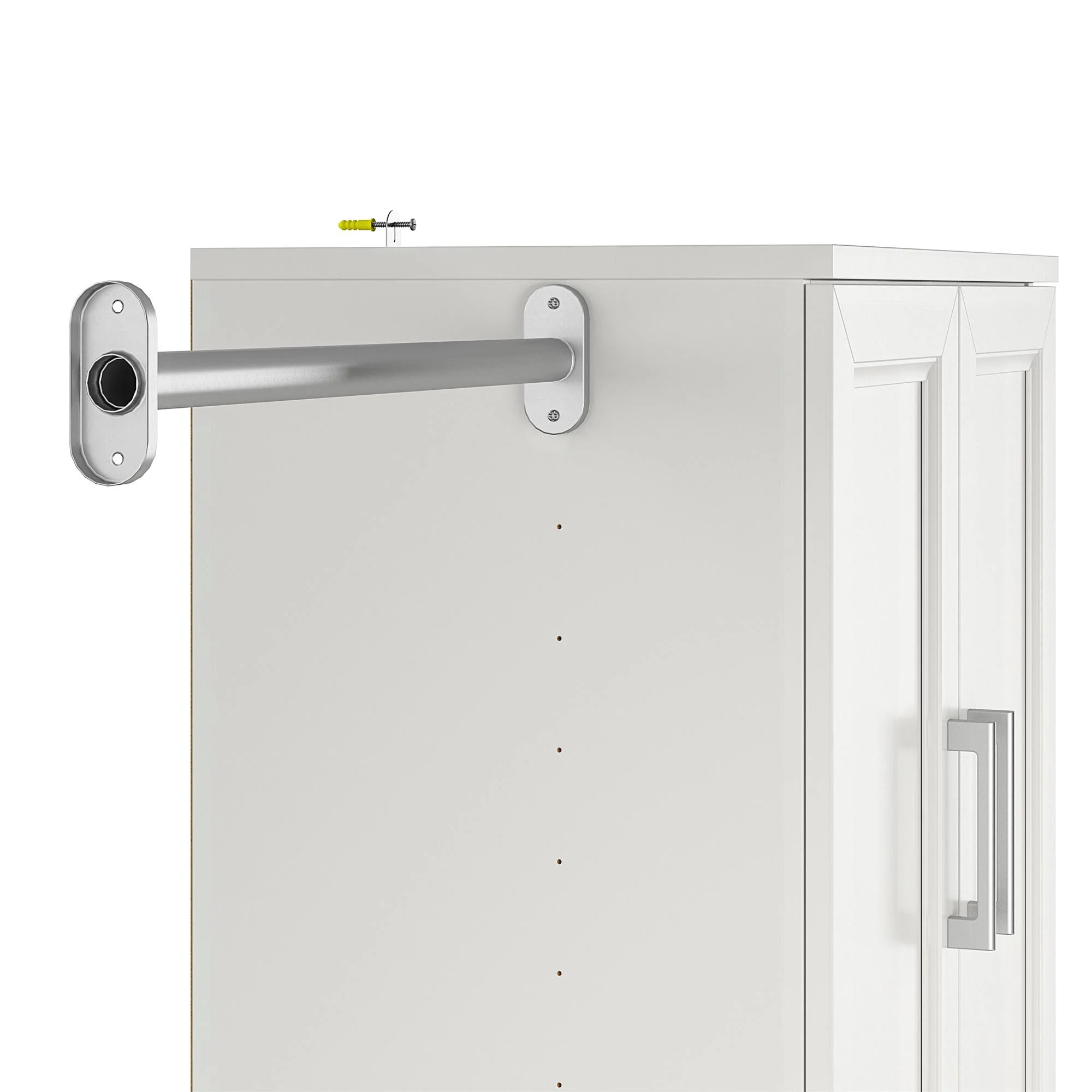 Systembuild Evolution Evone 3 Drawer Closet Storage, White