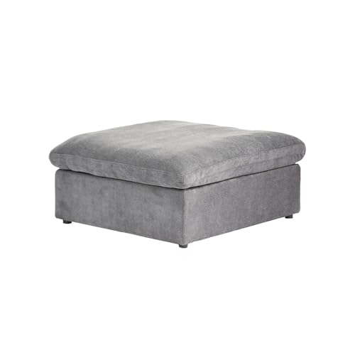 160.6" Cloud Couch Modular Sectional Sofa for Livingroom,Oversized Convertible Sofa with Storage Ottomans,6 Seat Wide Couches