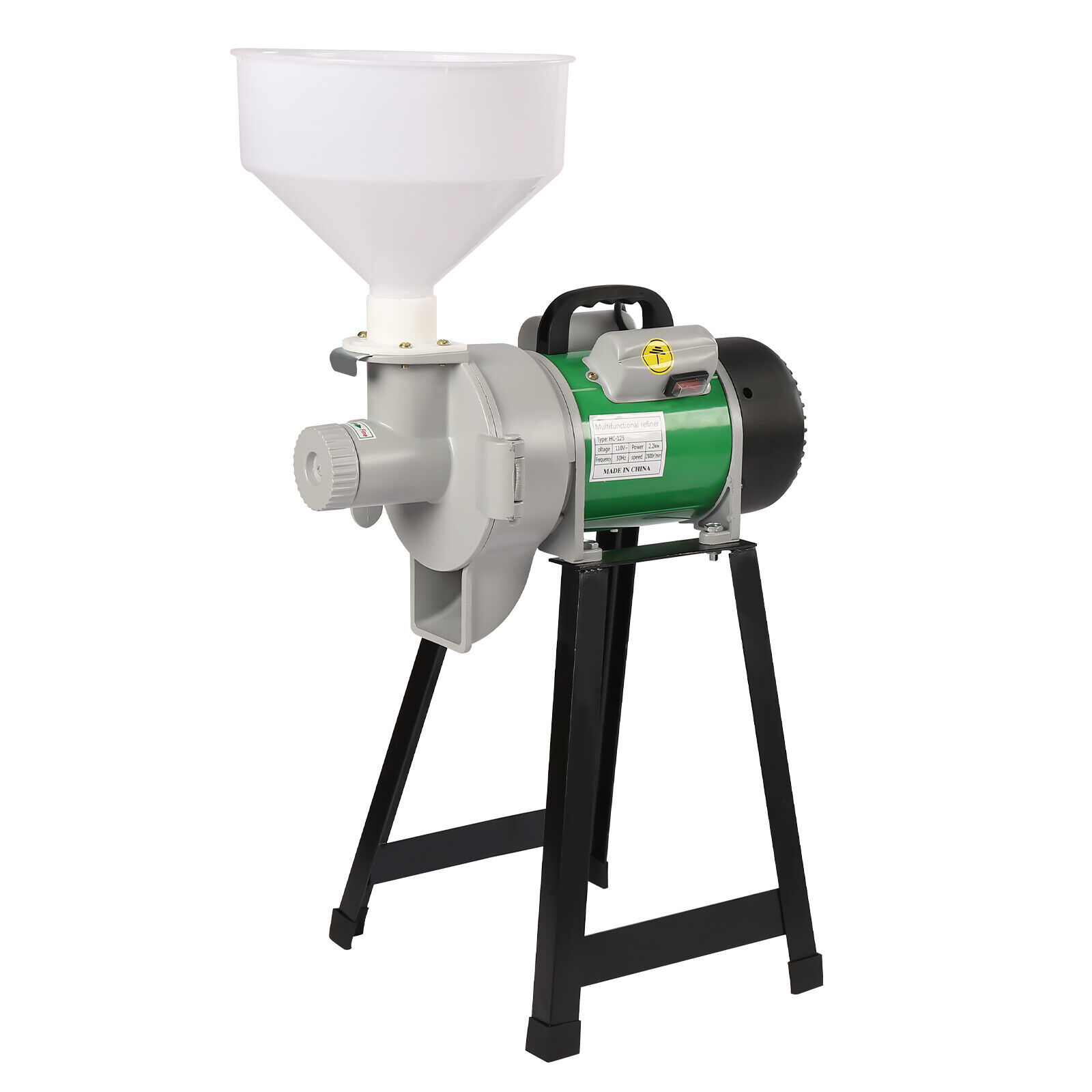 Electric Feed Mill Wet Cereals Grinder Feed Pellet Maker For Rice Grain Coffee Green