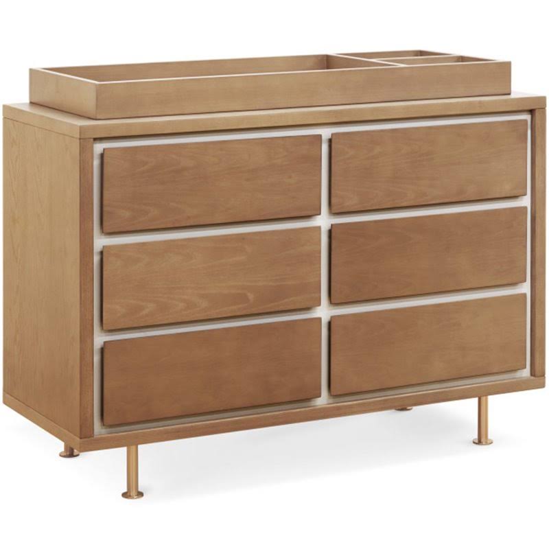 Universal Wide Removable Changing Tray Stained Ash