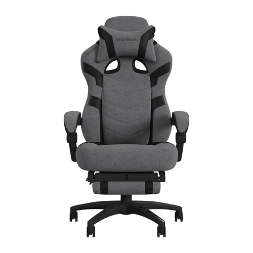 RESPAWN 110 Pro Gaming Chair - Gaming Chair with Footrest, Reclining Gaming Chair, Video Gaming Computer Desk Chair, Adjustable Desk Chair