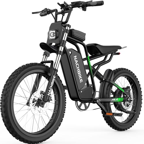 50MPH/40MPH Electric Bike for Adults, 4000W/6000W Electric Dirt Bike with 60V25Ah Battery, Max 50Miles, Dual Hydraulic Brake