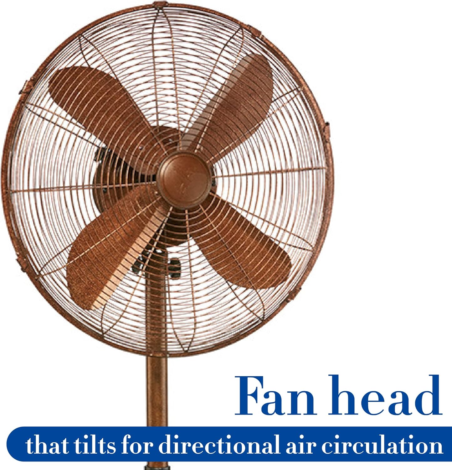 Deco Breeze Oscillating Outdoor Fan with Misting Kit, 3-Cooling Speed Misting Fan with High RPM, Adjustable and Portable Misting Fan