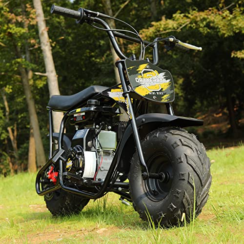 Oryxearth Mini Dirt Bike for Kids, 105CC 4-Stroke Kid Gas Powered Off-Road Pocket Pit Trail Motorcycle W/EPA Approved