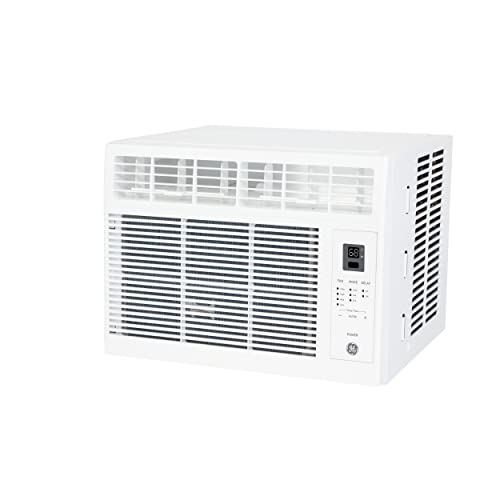 GE Window Air Conditioner Unit, 6,000 BTU for Small Rooms up to 250 sq ft. with Adjustable Fan and Cooling Settings