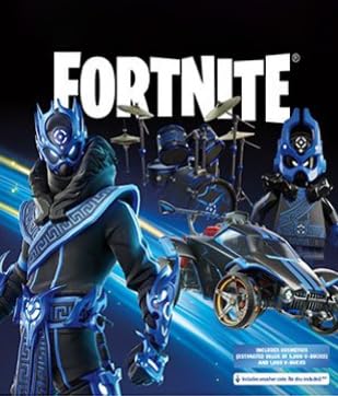 PlayStation 5 Slim Upgraded 2TB Digital Edition Fortnite Cobalt Star Bundle and Controller Charger - White