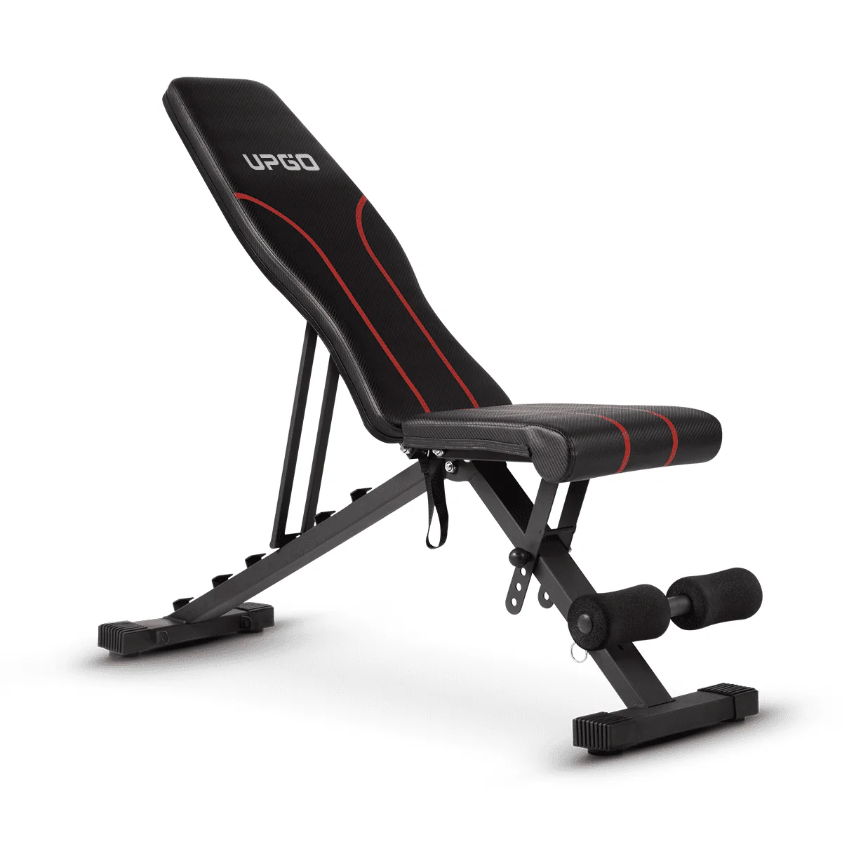 UPGO Adjustable Weight Bench with 660lbs Weight Capacity Foldable Workout Bench for Adult Up to 5.9' Gym Bench for Home