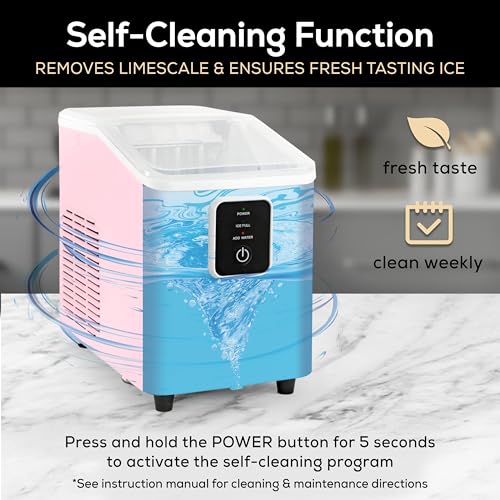 Igloo Electric Countertop Ice Maker Machine - Automatic and Portable - 33 Pounds in 24 Hours - Icecube Maker - Plastic Scoop and Basket