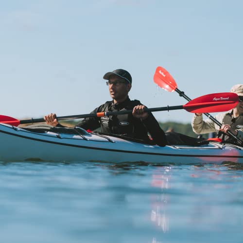AQUA BOUND Sting Ray Hybrid Kayak Paddle - Carbon Shaft/Composite Blade