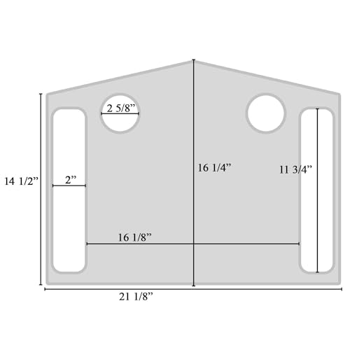 Support Plus Walker Tray Table - Mobility Table Tray for Walker, Non Slip Walker Tray Mat, Walker Accessories Mat, Cup Holder for Walker (21"x16")
