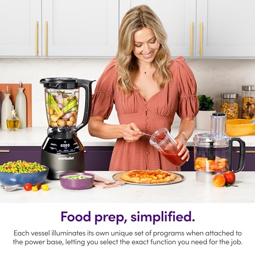 NutriBullet Triple Prep System NBKS50100 Dishwasher Safe Plastic food blender