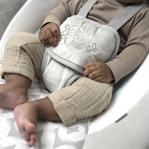 Ingenuity SimpleComfort Lightweight Compact 6-Speed Multi-Direction Baby Swing, Vibrations & Nature Sounds, 0-9 Months 6-20 lbs (Pink Cassidy)