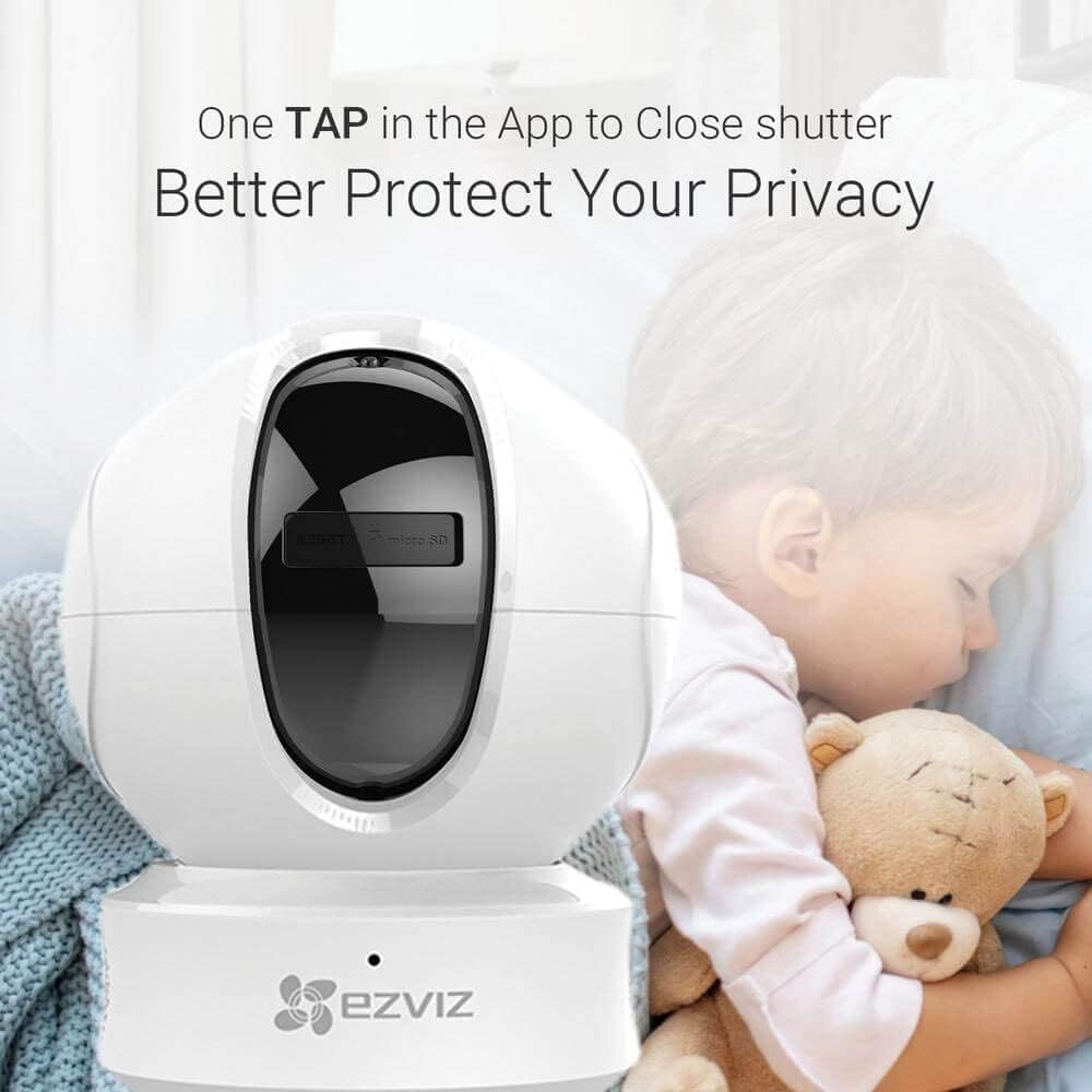 EZVIZ EZ2461C2WH C6CN 1080p Pan Tilt Security Camera 2 Pack