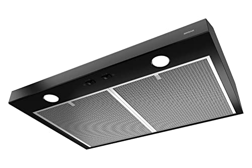 Broan-NuTone BCSD142SS Glacier 42-inch Under-Cabinet 4-Way Convertible Range Hood with 2-Speed Exhaust Fan and Light, 300 Max Blower CFM