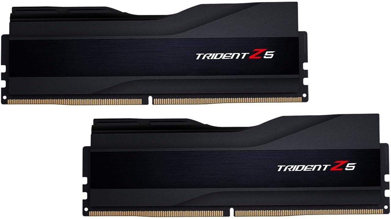 G.SKILL Trident Z5 Series (Intel XMP 3.0) DDR5 RAM 64GB (2x32GB) 6000MT/s CL32-38-38-96 1.40V Desktop Computer Memory UDIMM