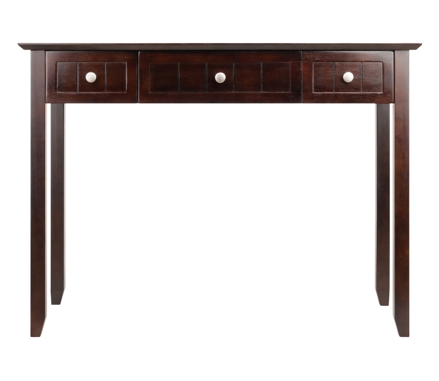 Winsome Wood Burke Traditional Writing Desk, Coffee Finish