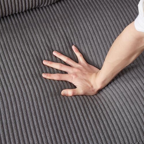 L-Shaped Pull Out Sleep Sofabed,Modern Reversible Sleeper Sectional Sofa Chenille Upholstered Button Tufted Decor with Storage Chaise