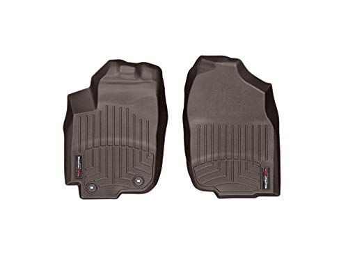 WeatherTech Custom Fit FloorLiners for Toyota RAV4-1st Row (445101), Black