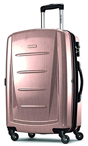 Samsonite Winfield 2 Hardside Expandable Luggage with Spinner Wheels, Brushed Anthracite, Checked-Large 28-Inch