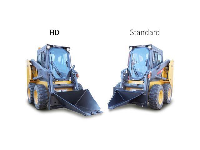Titan Attachments Titan Stump Bucket Tree Spade Scoop Digger Skid Steer Bobcat Attachment Pull