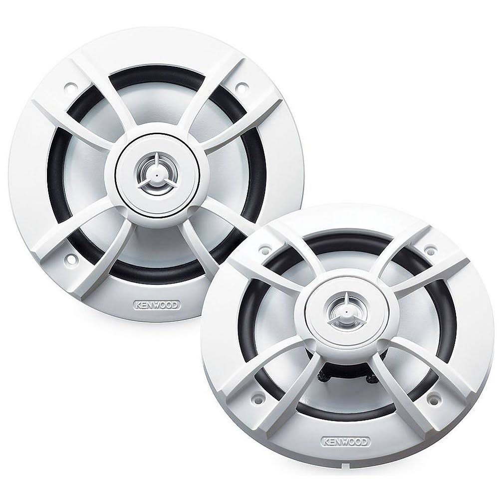 4 New Kenwood KFC-1633MRW 6.5x22 200W 2 Way Marine Boat Audio Speakers KFC1633MR