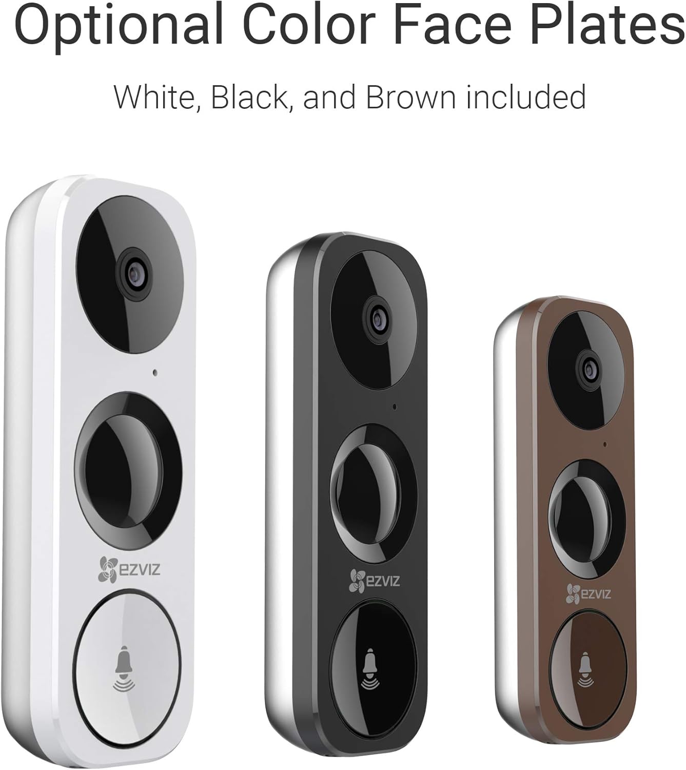 EZVIZ Doorbell Camera, Wired WiFi Video Doorbell, Night Vision, Two-Way Talk, PIR Motion Detection, Weather Proof