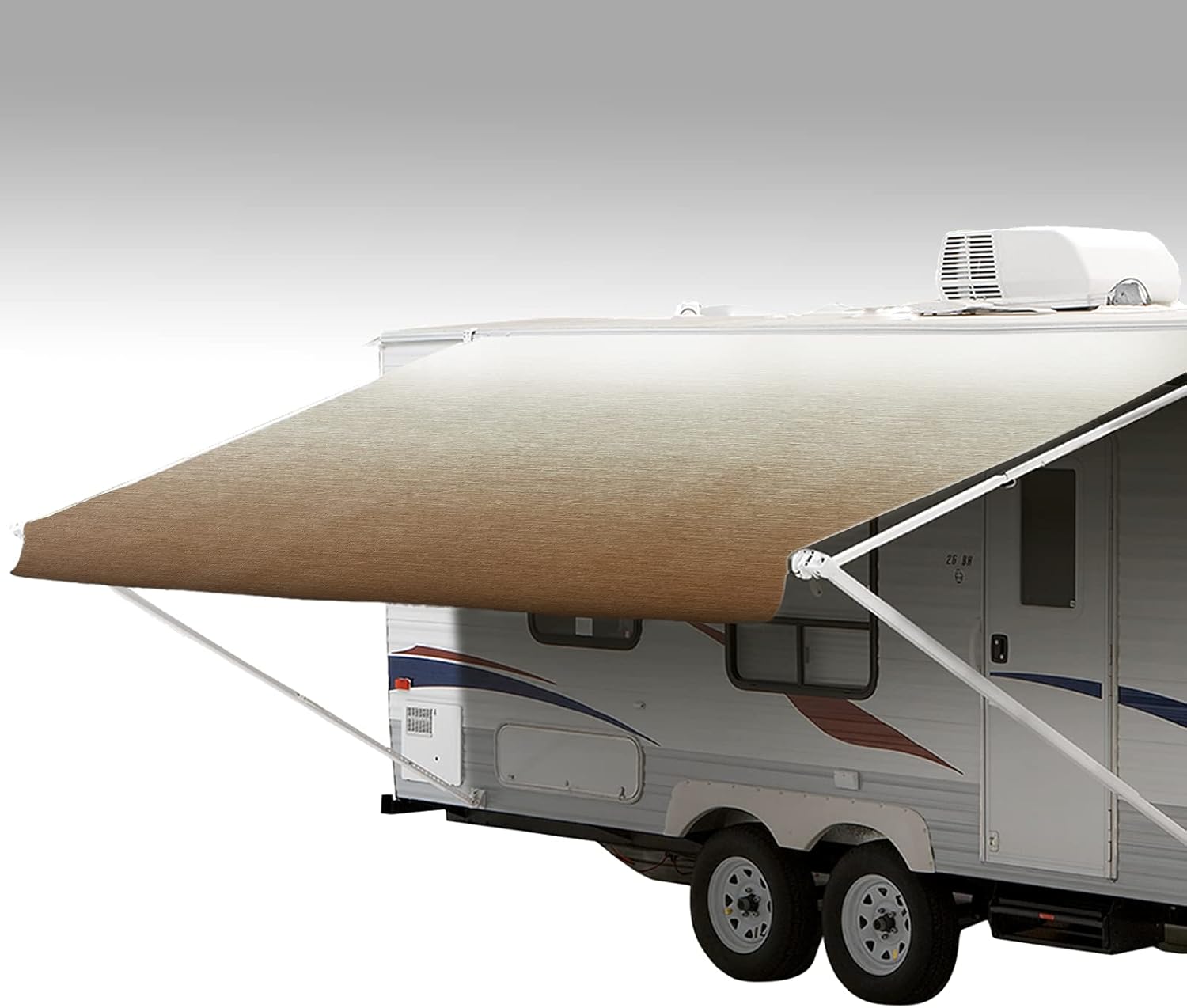 ShadePro - RV Awning Fabric Replacement - Premium Grade Weatherproof Vinyl - Universal Outdoor Canopy for Camper, Trailer, and Motorhome Awnings